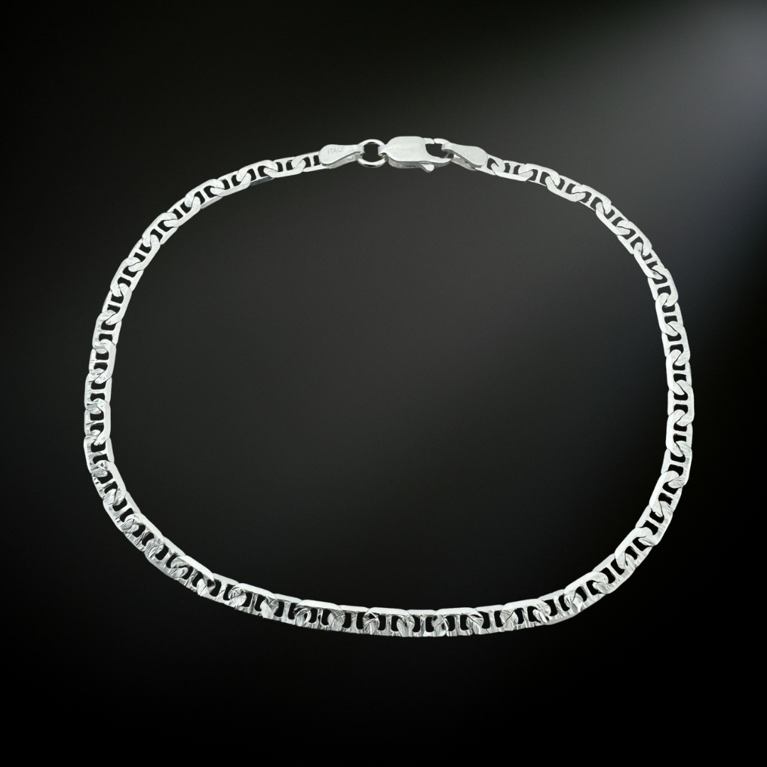 Mariner Anchor chain Bracelet 0.4cm