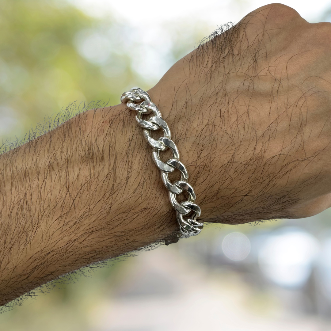 Curb Cuban Empty Chain Bracelet