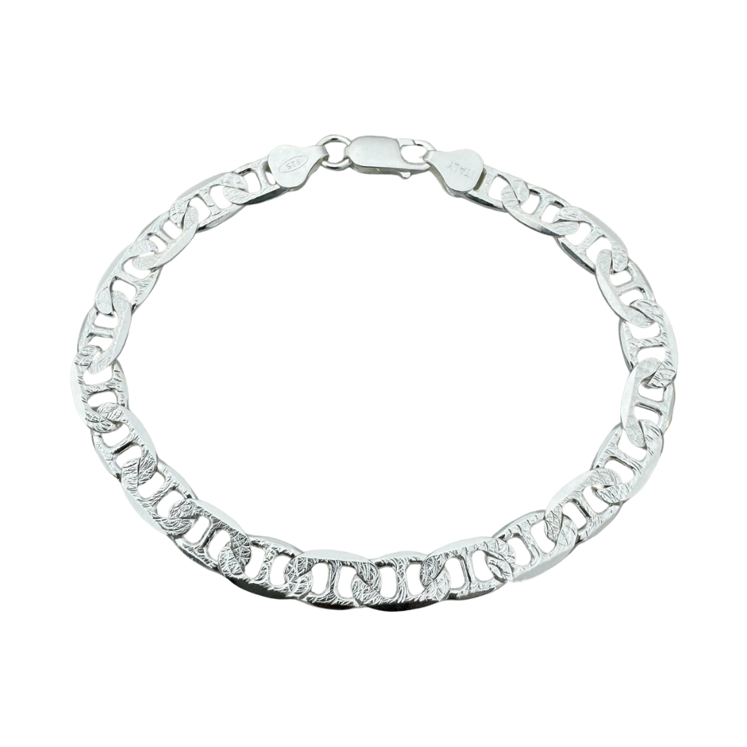 Mariner Anchor Chain Bracelet 0.75cm