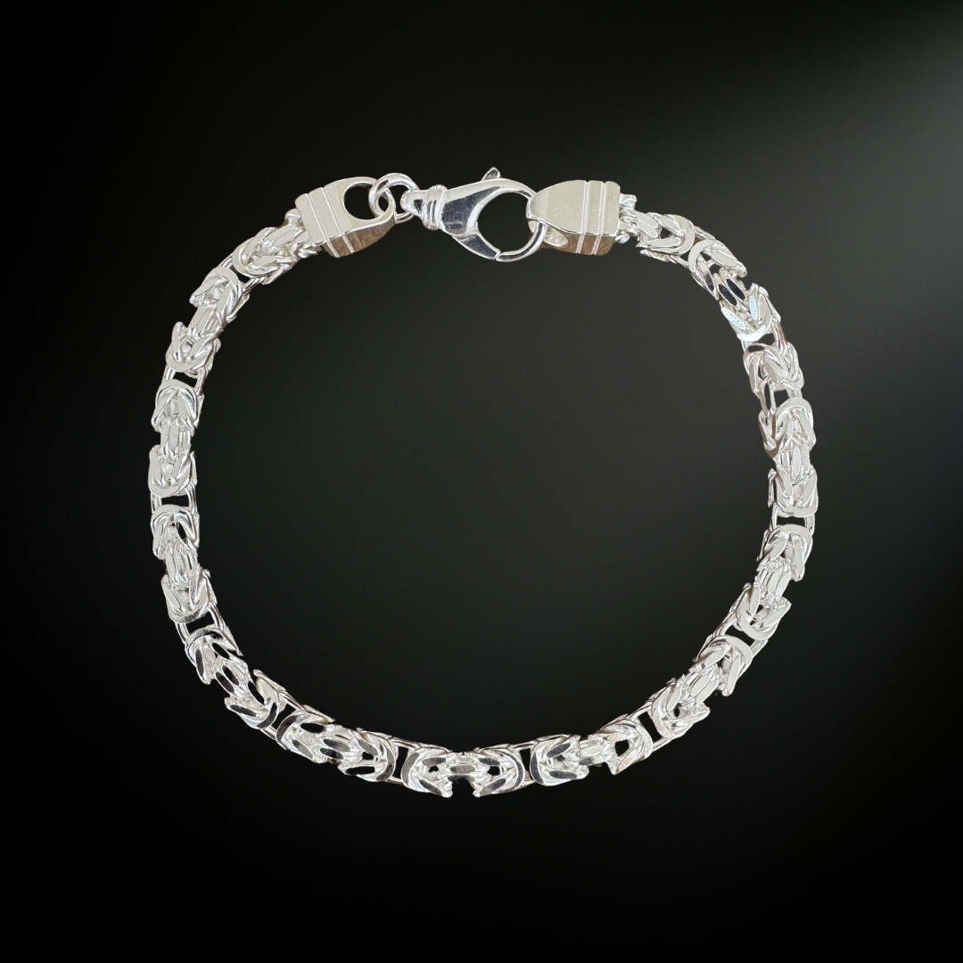 Byzantine Silver925 Bracelet 0.5cm