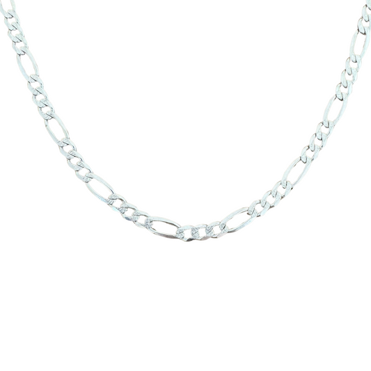 Figaro Chain Silver925 Necklace 0.8cm