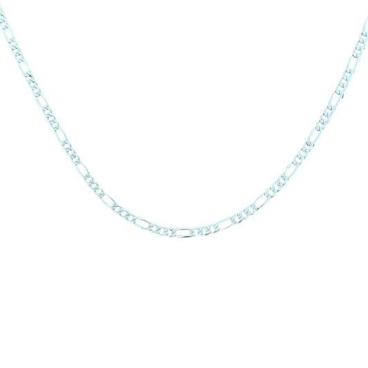 Figaro Chain Silver925 Necklace 0.5cm
