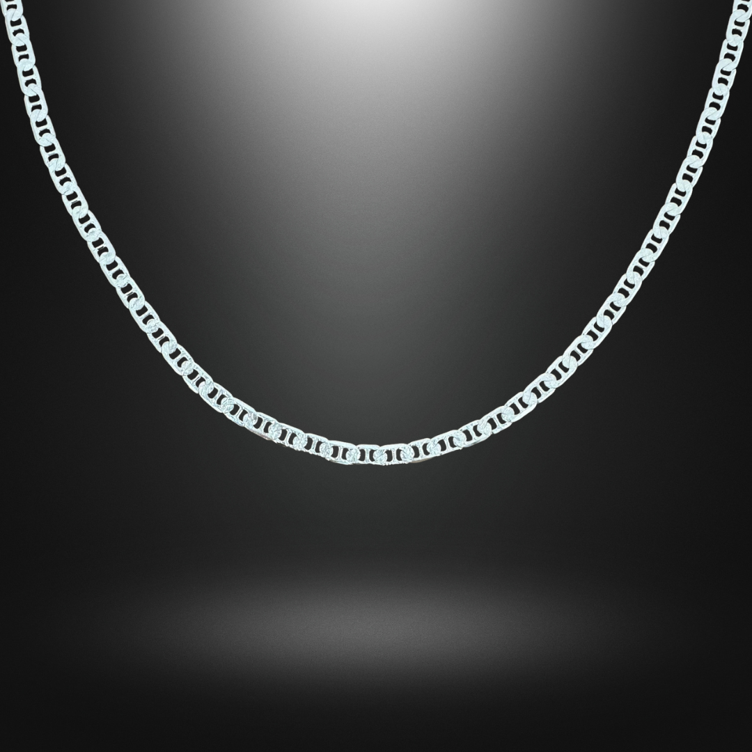 Mariner Anchor Chain silver925 Necklace 0.5cm