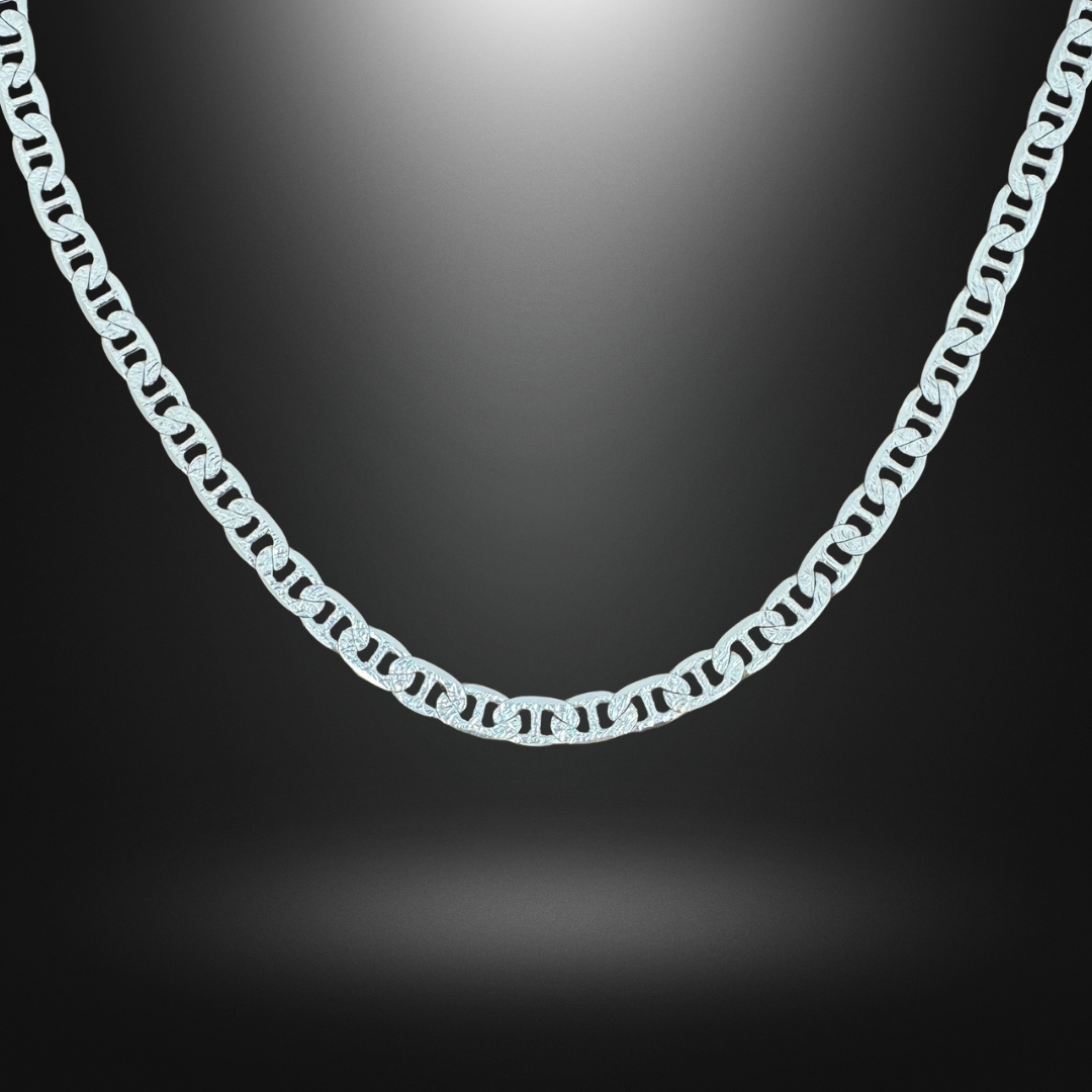 Mariner Anchor Chain silver925 Necklace 0.8cm