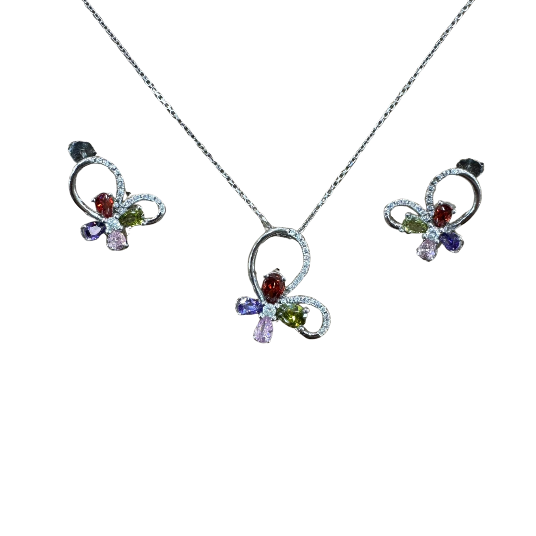 Blue Topaz Silver925 Set