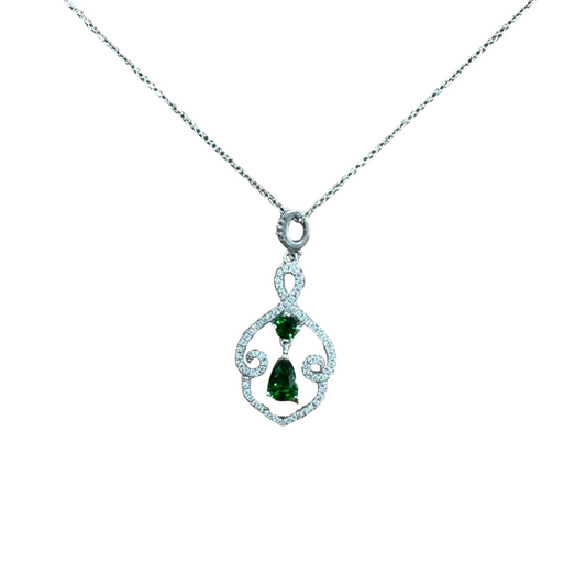 Tourmaline Silver925 Necklace