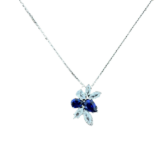Blue Sapphire Silver925 Necklace