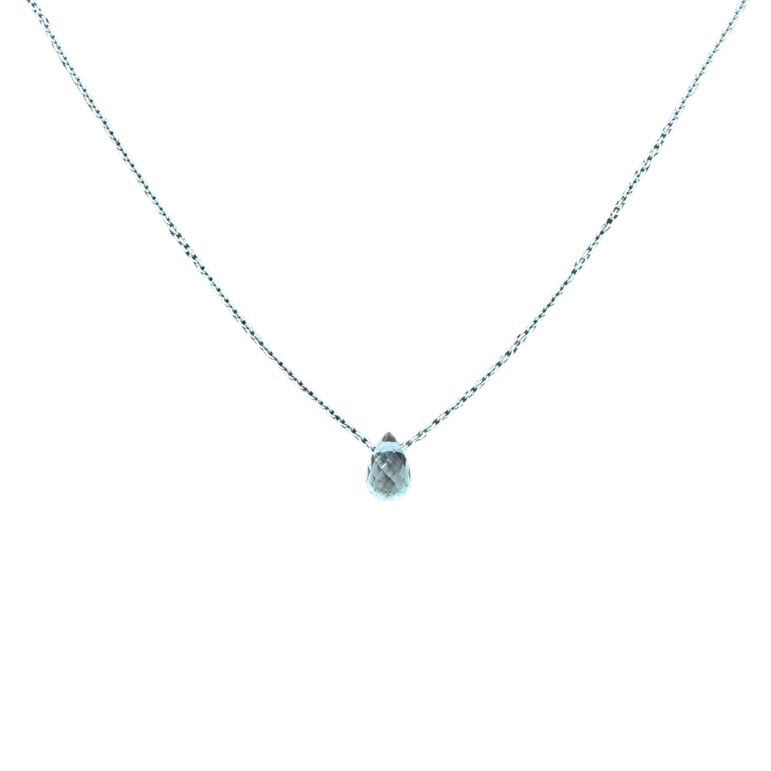 Aqua Drop Silver925 Necklace