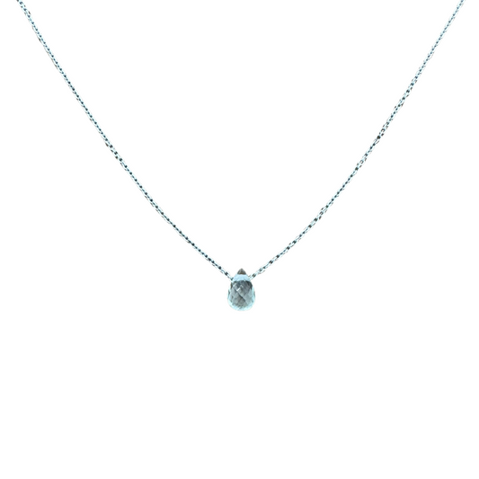 Aqua Drop Silver925 Necklace