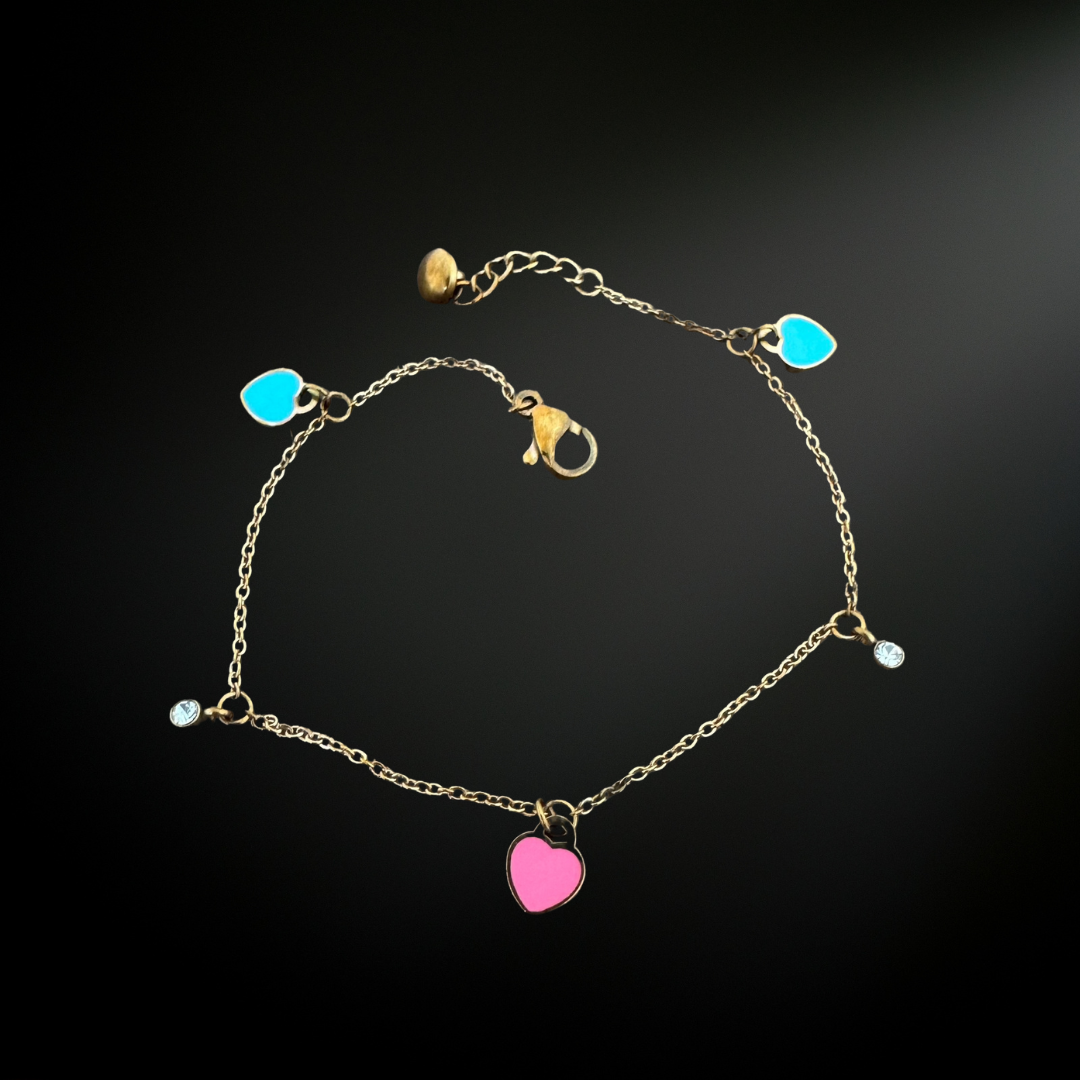 Rose Gold Heart Bracelet