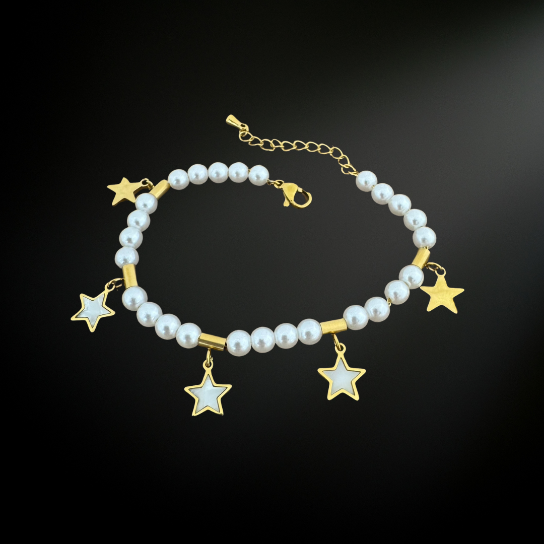 Pearl Star Bracelet