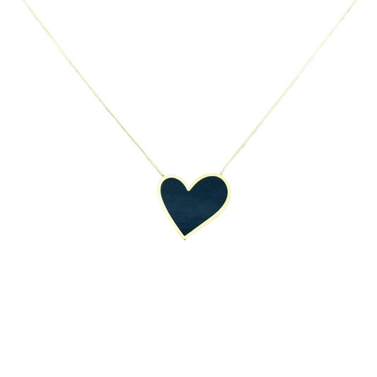 Black Heart Necklace