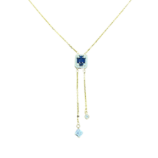 Blue Sapphire Necklace