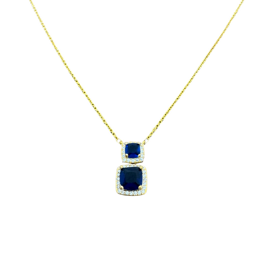 Blue Sapphire Necklace