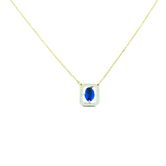 Blue Sapphire Necklace
