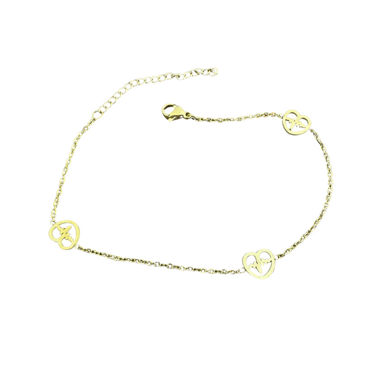 Heartbeat Anklet
