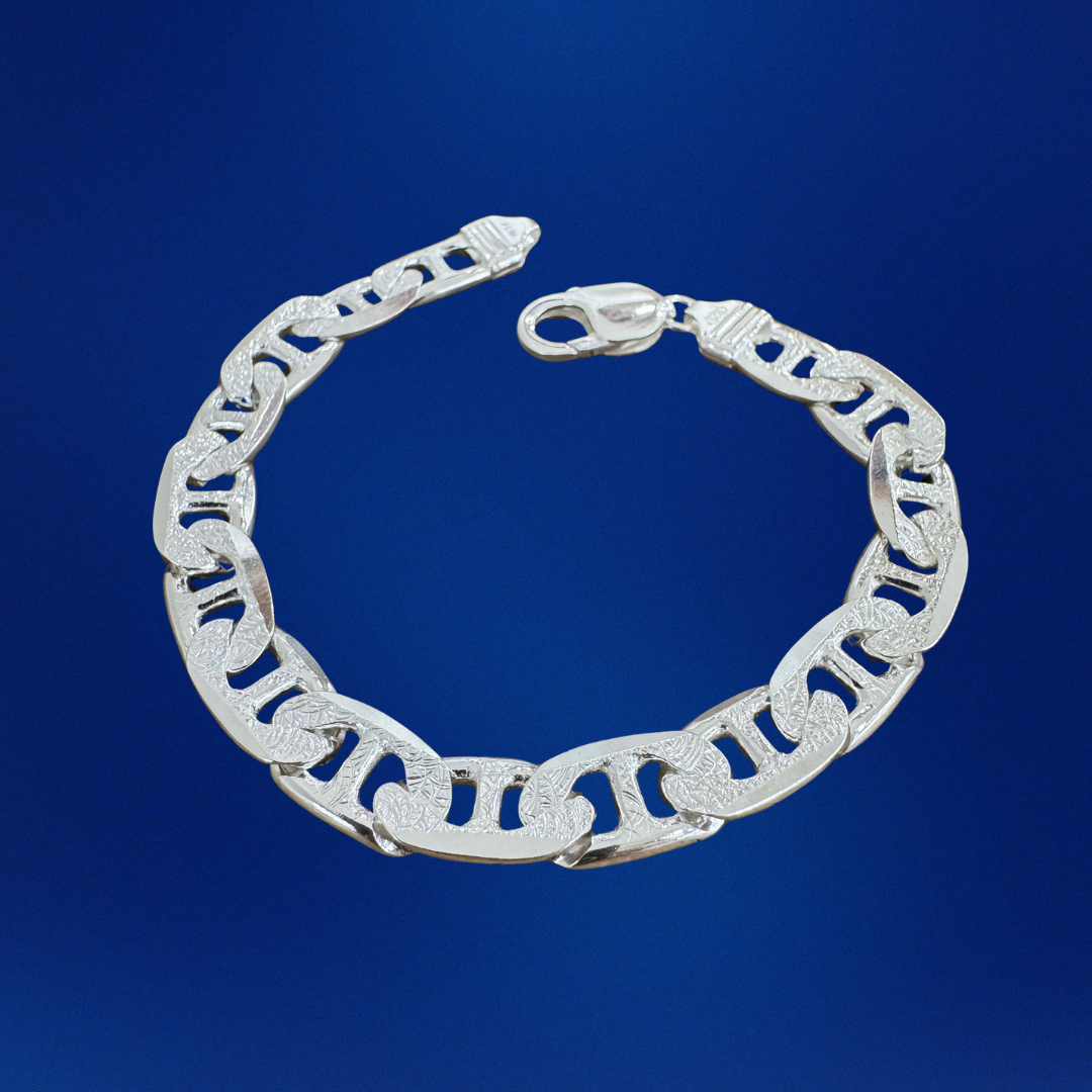 Mariner Anchor Chain Bracelet 1cm