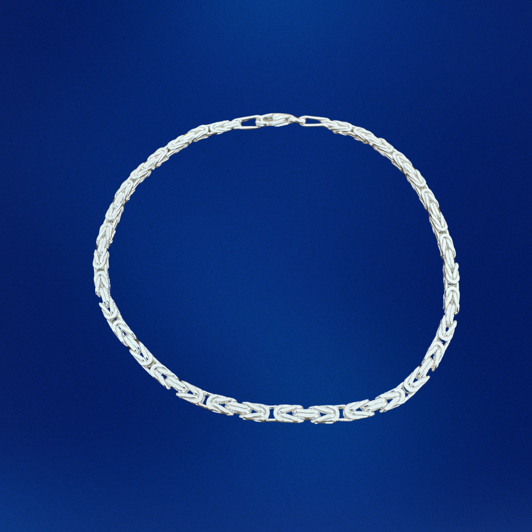 Byzantine Silver925 Bracelet 0.3cm