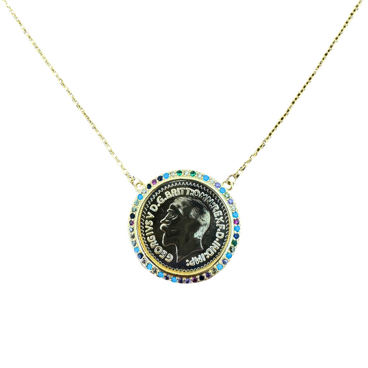 George V Coin Necklace