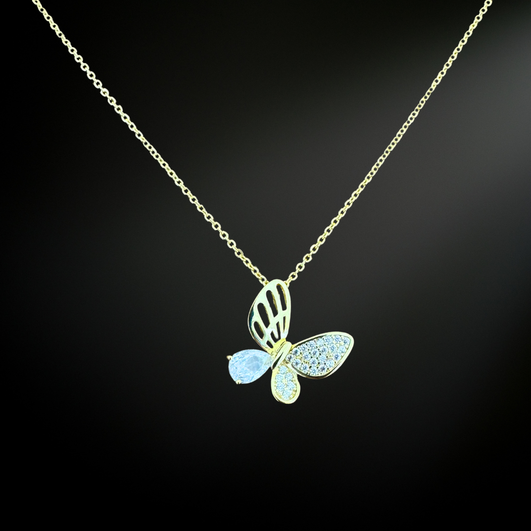 Golden Flutter Necklace