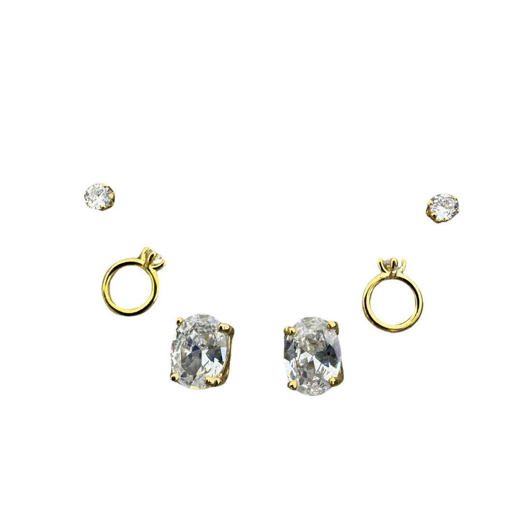 Earring Trio Set