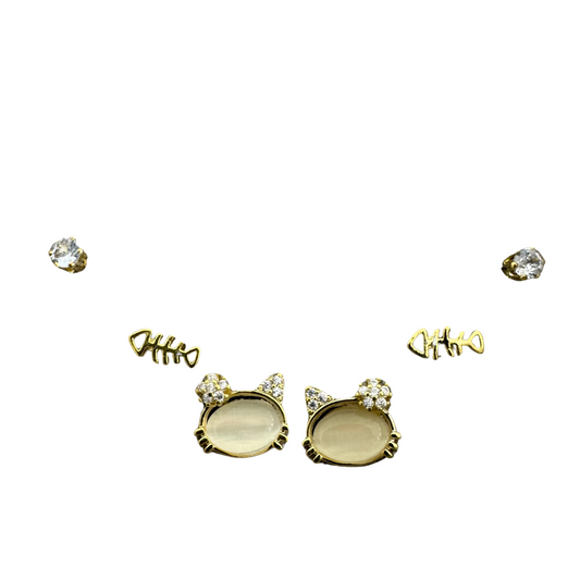 Earring Trio Set