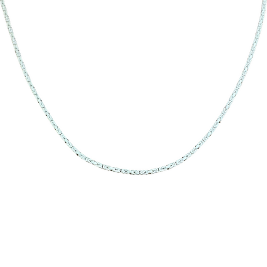 Byzantine Silver925 Necklace 0.3cm