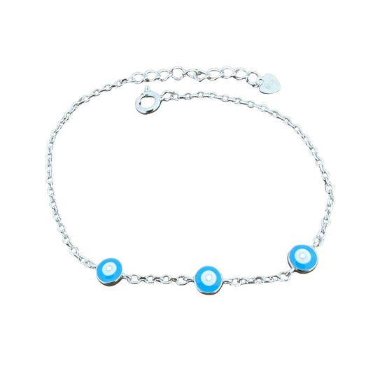 Triple Gaze Silver925 Bracelet