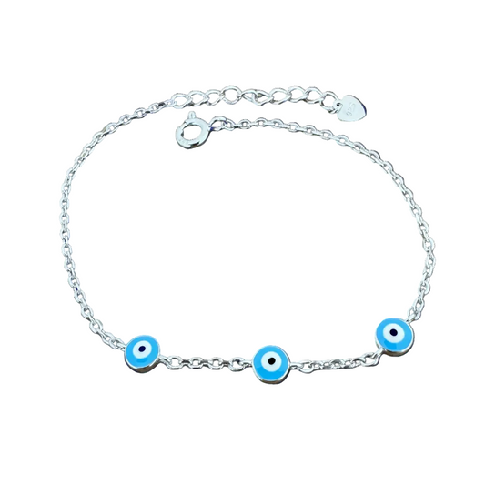 Triple Gaze Silver925 Bracelet