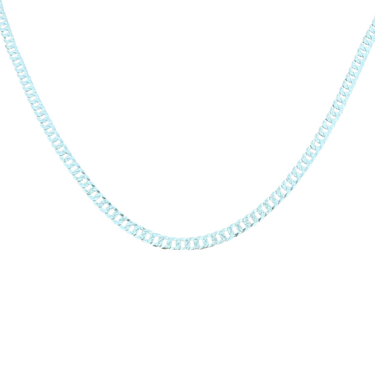 Curb Cuban Chain Silver925 Necklace 0.55 cm