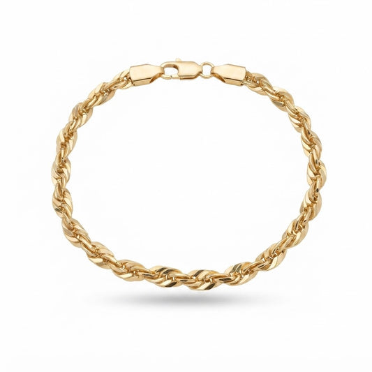 Twisted Rope Unisex Bracelet 19.5cm